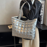 Winter Shoulder Bags, Women's Fashion Plaid Handbag