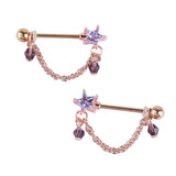 Metal Color Diamond Nipples' Jewel