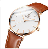 Men’s Minimalist Quartz Wristwatch – Business Fashion Belt Strap, Students' Watch