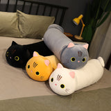 Large Size Cartoon Cat Plush Toys, Stuffed Cloth Doll, Long Animal Pillow Cushion