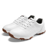 Waterproof Sneakers, Spin Button Laces, Anti-slip Golf Shoes for Women