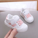 Toddler Anti-kick Casual Shoes for Boys & Girls – Soft Sole PU Sneakers
