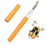 Portable Telescopic Pocket Stream Fishing Rod, 1m Pen, Ice Rod Kit