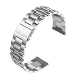 Three Beads Solid Metal Stainless Steel Strap