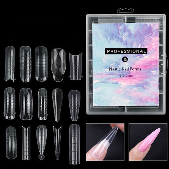 Crystal Nail Extension Mold without Paper Tray Box