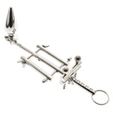 Stainless Steel Catheter, Anal Locking Chastity Device