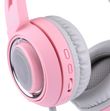 G951 Gaming Headset, USB 7.1 Virtual Surround Sound LED Cat Ear Headphones