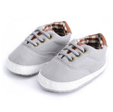 Solid Color Casual Lace, Soft Bottom Baby Canvas, Toddler Shoes