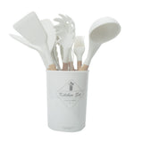 Silicone Kitchenware with Wooden Handle