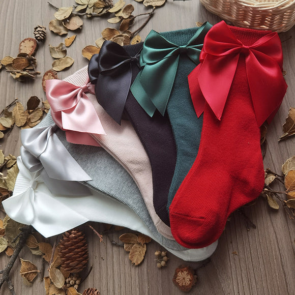 Spanish INS Children's Bow Socks