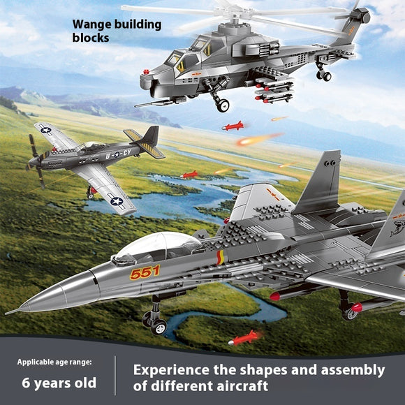 Static Model, Insert and Assemble Small Particle Building Blocks Toy