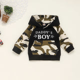 Boys' Winter Hoodie Set – Camo Print Sweatshirt & Jogger Pants Outfit