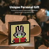 Bluetooth Portable Speaker with Clock, Alarm Programmable LED Display for Pixel Art Creation, Unique Gift