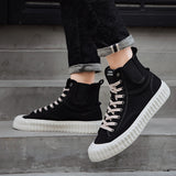 Canvas High-top Sneakers – Street Style Autumn Casual Shoes
