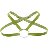 Punk Goth Big O-shaped Body Belt, Abdominal Belt