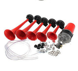 12V Universal Multi-tone Five-pipe Flute Horn