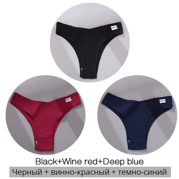 Women's Cotton Thongs, Sexy Underwear