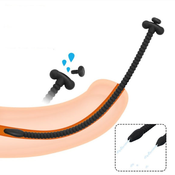 Long Hollow Silicone Urethral Catheter for Men and Women