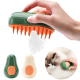 Steam Cat & Dog Grooming Brush – Electric Self-Cleaning Comb with Spray & Massage