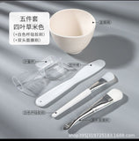 5 Pcs Face Set for Mask Mixing Bowl, Girls' Facial Skin Care Tools Kit, Women's Beauty Supplies Makeup Skin Care