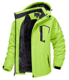 Outdoor Waterproof Winter Jacket with Detachable Hat for Teens and Young Men