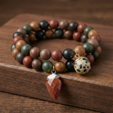 Ancient Five Elements Herbal Bracelet – Fragrant Meditation & Energy Balance Beads
