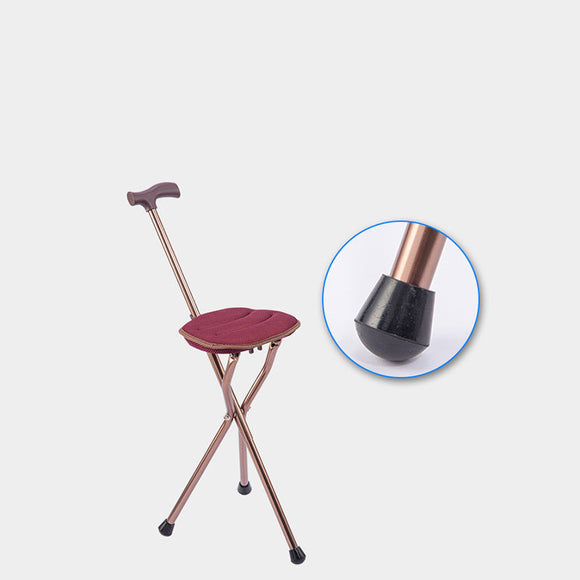 Elderly, Folding Tripod, Crutches, Stool Cane