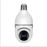 1080P WiFi Bulb Camera with 4× Zoom – E27 Home 5G WiFi Security & Alarm Monitor