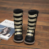 Children's Fashion Boots, New Rivet Long Martin Shoes