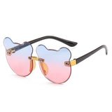 Cute Cat Ear, Frameless Sunglasses for Kids