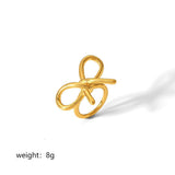 Women's 18K Faux Gold, Stainless Steel Ring