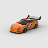 Modular Sports Car, Assembled Building Blocks Model