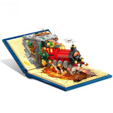 Train Model Decoration, Small Particle Building Blocks Toy Gift