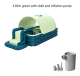 Children's Automatic Inflatable Swimming Pool Shade, Baby Swimming Bucket, Folding Paddling Inflatable Ball Pool