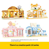 Puzzle Assembled Building Blocks, Festival Gift Decoration