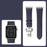 Butterfly Clasp Hand-stitched Strap for Smartwatch (Smartwatch not Included)