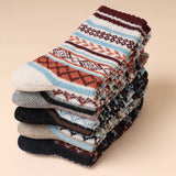Retro Thick Line Stockings, Autumn and Winter Warm Tibetan Style