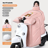 Rain-proof, Fleece-lined Thickened Waterproof Winter Windshield