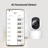 Panoramic Mobile Phone Monitoring, Pet Children Smart Cameras