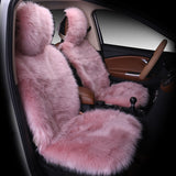 Winter Plush Car Seat Cover Set – Universal All-inclusive Three-piece Cushion