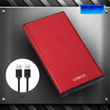 USB 3.0 Aluminum 2.5-Inch SATA External Hard Drive Enclosure Case, No Storage