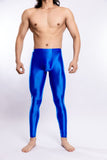 Glossy Silky Bodybuilding Ankle-length Pants for Gyms