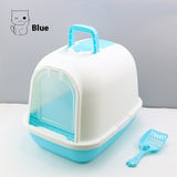 Fully Enclosed Cat Litter Box with Drawer – Odor Control & Splash-proof Design