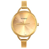 Women's Mesh Strap Watch with a Large Dial