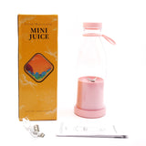 Electric USB Wine Bottle Juicer Cup, 6-leaf Cutter Head for Households