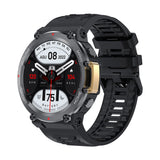 Fully Fit HD Round Screen, IP68 Waterproof Touch Button Smartwatch