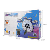 Children's Jazz Drum Kit Music Toy, Percussion Instrument