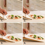 Sliding Pizza Shovel, Non Stick Pizza Smooth Cutting Board, Storage Transfer Board, Kitchen Baking Tool