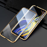 Suitable for Note20 Mobile Phone Case Metal Double-sided Anti-fall Protective Cover