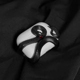 Creative Horrible Snake Wireless Earphone Case, Headset Protective Silicone Box, Early Halloween Headphone Cover